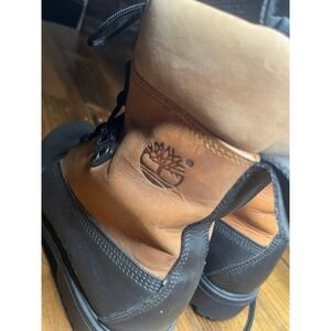 Timberland 77300 Mens Waterproof Work Boots Tan Black‎ Size 6M